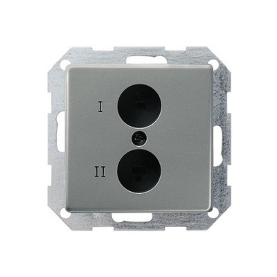 Gira E22 Сталь Аудиорозетка (G40220)