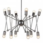 Подвесной светильник LOFT SPUTNIK CHANDELIER SPIDER Silver Loft Concept 40.2203