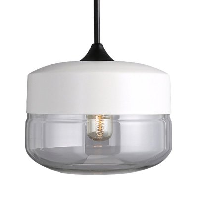Подвесной светильник Hanglamp zwart glas White II Loft Concept 40.2209