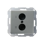 Gira E22 Сталь Аудиорозетка (G40220)