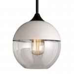 Подвесной светильник Hanglamp zwart glas White III Loft Concept 40.2210