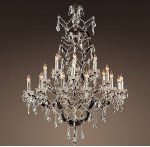 Люстра 19TH C. ROCOCO IRON & CLEAR CRYSTAL 25 Loft Concept 40.2219