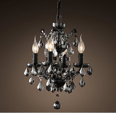 Люстра 19TH C. ROCOCO IRON & Smok CRYSTAL 4 Loft Concept 40.2227