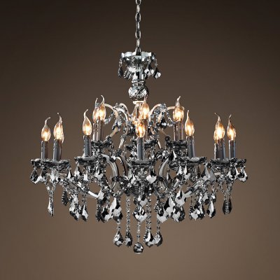 Люстра 19TH C. ROCOCO IRON & Smok CRYSTAL 18 Loft Concept 40.2230