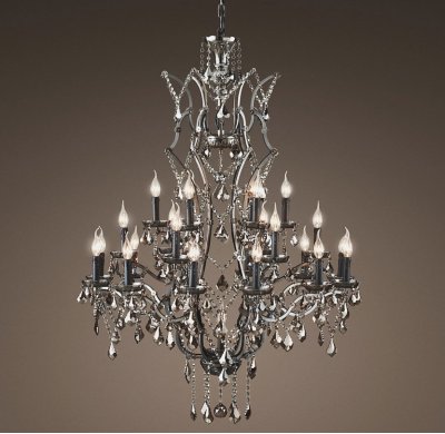 Люстра 19TH C. ROCOCO IRON & Smok CRYSTAL 25 Loft Concept 40.2231