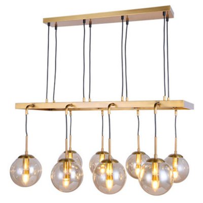 Люстра Bistro Globe Rectangle Smok Loft Concept 40.2348