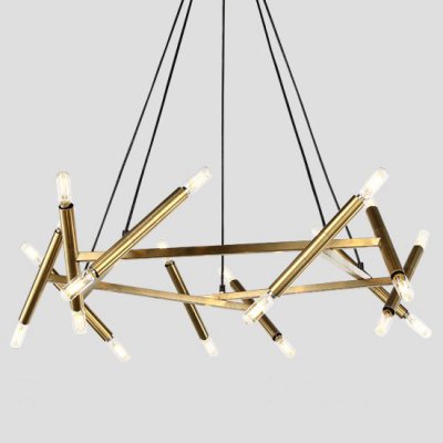 Подвесной светильник JONATHAN BROWNING Le Pentagone Chandelier 20 Light Loft Concept 40.2364 Подвесной светильник JONATHAN BROWNING Le Pentagone Chandelier 20 Light Loft Concept 40.2364