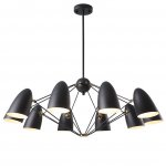 Люстра JLYLITE 10-Light Sputnik Chandelier Black Loft Concept 40.2377