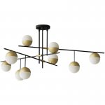 Люстра Balls white & brass 9 Loft Concept 40.2425
