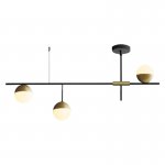 Люстра Balls white & brass 3 Loft Concept 40.2426