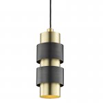Подвесной светильник Hudson Valley 9422-AOB Cyrus 2 Light Pendant In Aged Old Bronze Loft Concept 40.2437