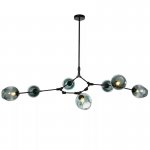 Люстра Сrumpled Glass Bubble Chandelier blue Glass Loft Concept 40.2441