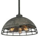 Подвесной светильник Stone industrial lamp 3 Loft Concept 40.245.MT.BL.R1L
