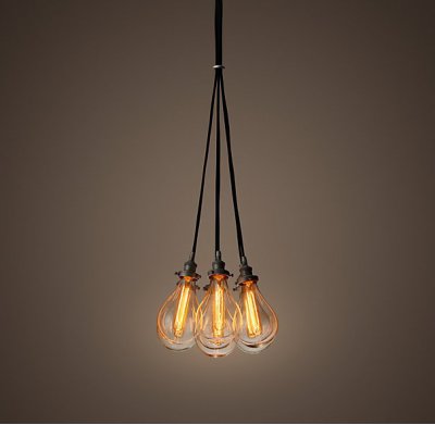 Подвесной светильник Glass Teardrop Pear 7 Loft Concept 40.248