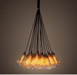 Подвесной светильник Glass Teardrop Pear 19 Loft Concept 40.249