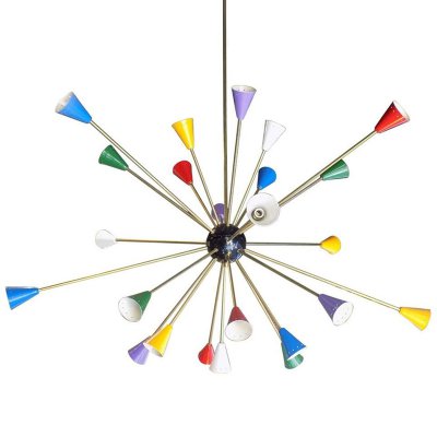 Люстра Huge Pair of Multi Color Italian Sputnik Loft Concept 40.2530-0