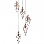 Люстра Volumetric Polygons Copper Loft Concept 40.2536
