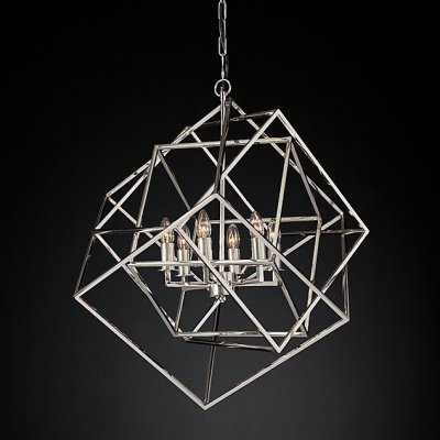 Люстра Restoration Hardware Caged Cubist Pendant Loft Concept 40.2577