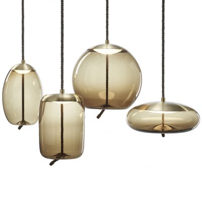 Подвесной светильник KNOT Small Amber glass Loft Concept 40.2632