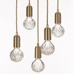 Подвесной светильник lee broom Ceare Crystal Bulb Chandelier Loft Concept 40.263