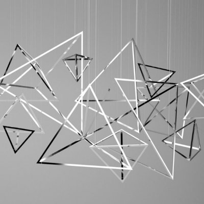 Подвесной светильник Weightless Triangles Loft Concept 40.2645-0