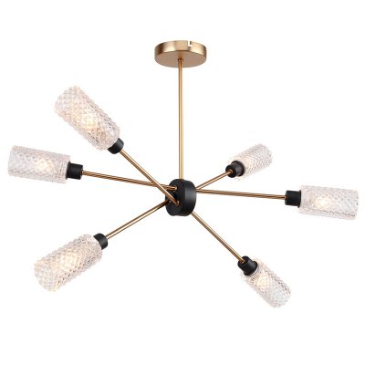 Светильник Sputnik Chandelier six cylinders Loft Concept 40.2657