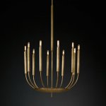 Люстра RH Quenouilles Round Chandelier brass Loft Concept 40.2665