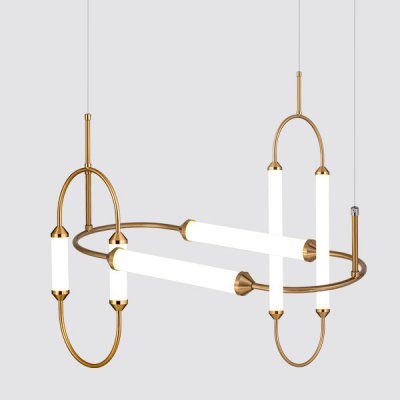 Подвесной светильник Giopato & Coombes CIRQUE chandelier Skyline Medium Loft Concept 40.2693