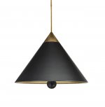 Подвесной светильник Cleo Pendant Brass & Black Loft Concept 40.2722-0