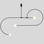 Люстра Fontana Amorosa Three Vortex Black Loft Concept 40.2734