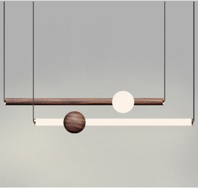 Люстра ORION GLOBE LIGHT wood Loft Concept 40.2738