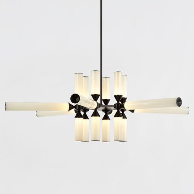 Люстра Castle 18-01 Black and White glass Loft Concept 40.2740