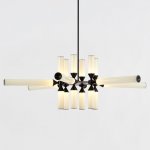 Люстра Castle 18-01 Black and White glass Loft Concept 40.2740