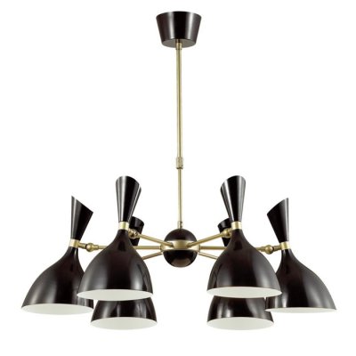 Люстра Duke Chandelier 6 black Loft Concept 40.2747