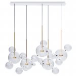 Люстра Giopato & Coombes Bolle Zigzag Chandelier 24 BUBBLE Linear Loft Concept 40.2781