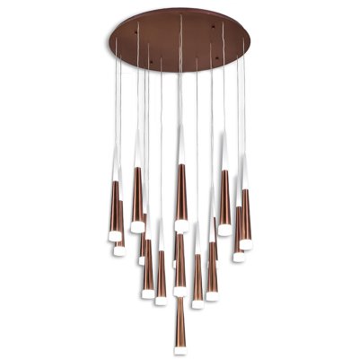 Люстра Vibia Slim Jordi Vilardell CopperCascade 16 Loft Concept 40.2801-1