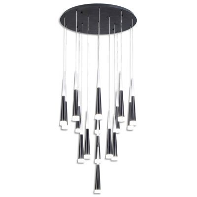 Люстра Vibia Slim Jordi Vilardell Black Cascade 16 Loft Concept 40.2803-1