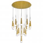 Люстра Vibia Slim Jordi Vilardell Gold Cascade 16 Loft Concept 40.2804-1