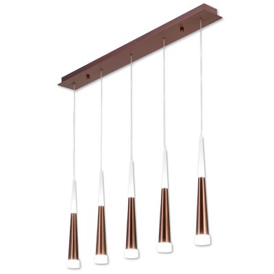 Люстра Vibia Slim Jordi Vilardell Copper 5 подвесов Loft Concept 40.2806-1