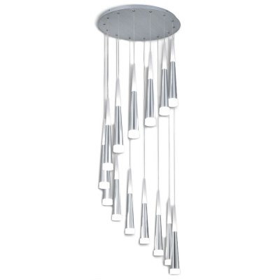 Люстра Vibia Slim Jordi Vilardell Silver Cascade 14 Loft Concept 40.2809-1