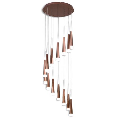 Люстра Vibia Slim Jordi Vilardell Copper Cascade 14 Loft Concept 40.2810-1