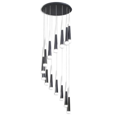 Люстра Vibia Slim Jordi Vilardell Black Cascade 14 Loft Concept 40.2811-1