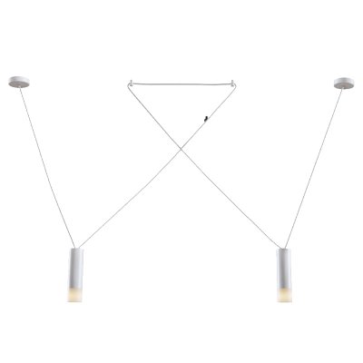 Wireflow LED White Suspension lam 2 патрона Loft Concept 40.2815 Wireflow LED White Suspension lam 2 патрона Loft Concept 40.2815