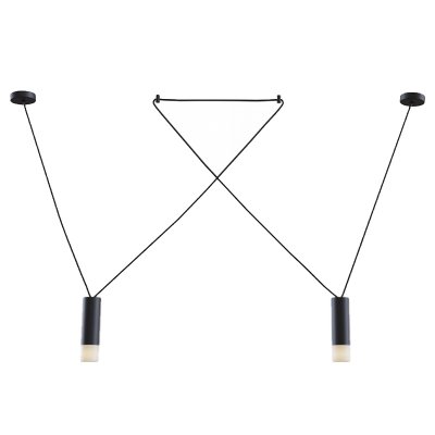Wireflow LED Black Suspension lam 2 патрона Loft Concept 40.2816 Wireflow LED Black Suspension lam 2 патрона Loft Concept 40.2816