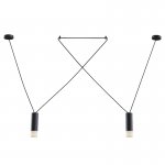 Wireflow LED Black Suspension lam 2 патрона Loft Concept 40.2816
