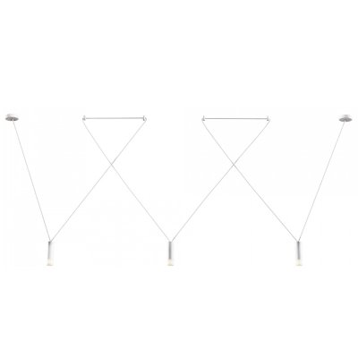 Wireflow LED White Suspension lam 3 патрона Loft Concept 40.2817 Wireflow LED White Suspension lam 3 патрона Loft Concept 40.2817