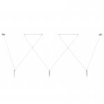 Wireflow LED White Suspension lam 3 патрона Loft Concept 40.2817