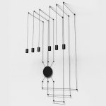 Подвес Wireflow FreeForm LED Black 6 патрона Loft Concept 40.2823-1