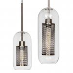 Perforation Pendant Lamp Nickel Oval Loft Concept 40.2833