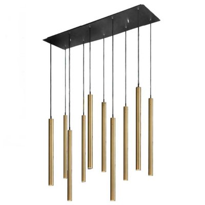 Светильник Trumpet Rectangle Gold 10 плафонов Loft Concept 40.2842